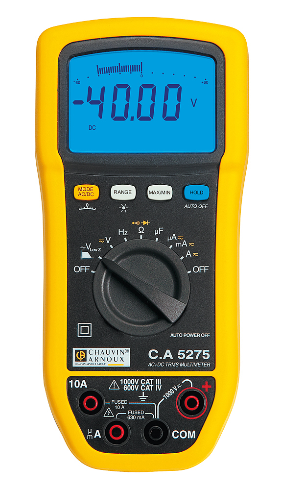 CA 5275 - MULTIMETRE NUMERIQUE TRMS AC+DC maroc