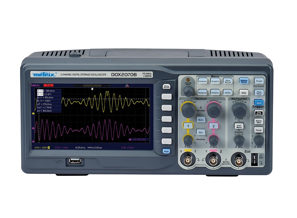 DOX 2070B - OSCILLOSCOPE NUMERIQUE 2 x 70 MHZ maroc