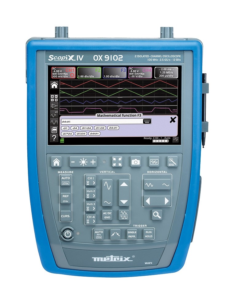 OX 9102 - OSCILLOSCOPE NUMERIQUE PORTABLE 2 x 100 MHZ ISOLEES maroc