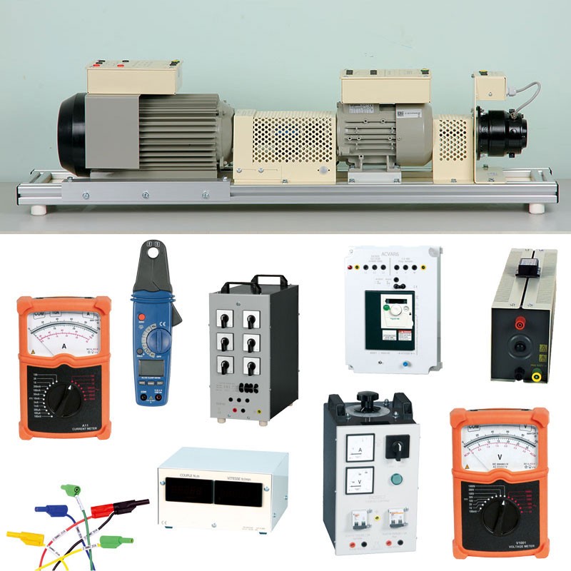 ETUDE DU MOTEUR TRIPHASÉ ASYNCHRONE ET DE LA GÉNÉRATRICE CC 300W maroc